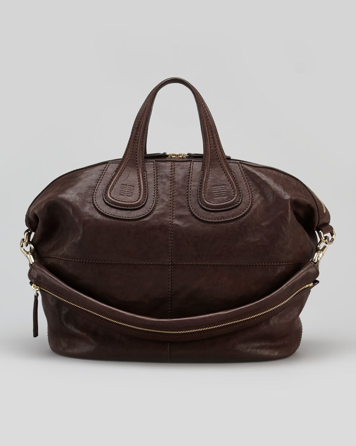 Givenchy Nightingale Tote in Chocolate Brown Leather.jpg
