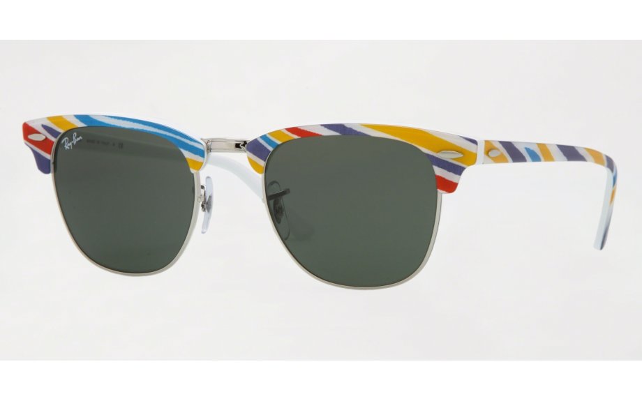 Ray-Ban Clubmaster Classic Sunglasses in Candy Stripe.png