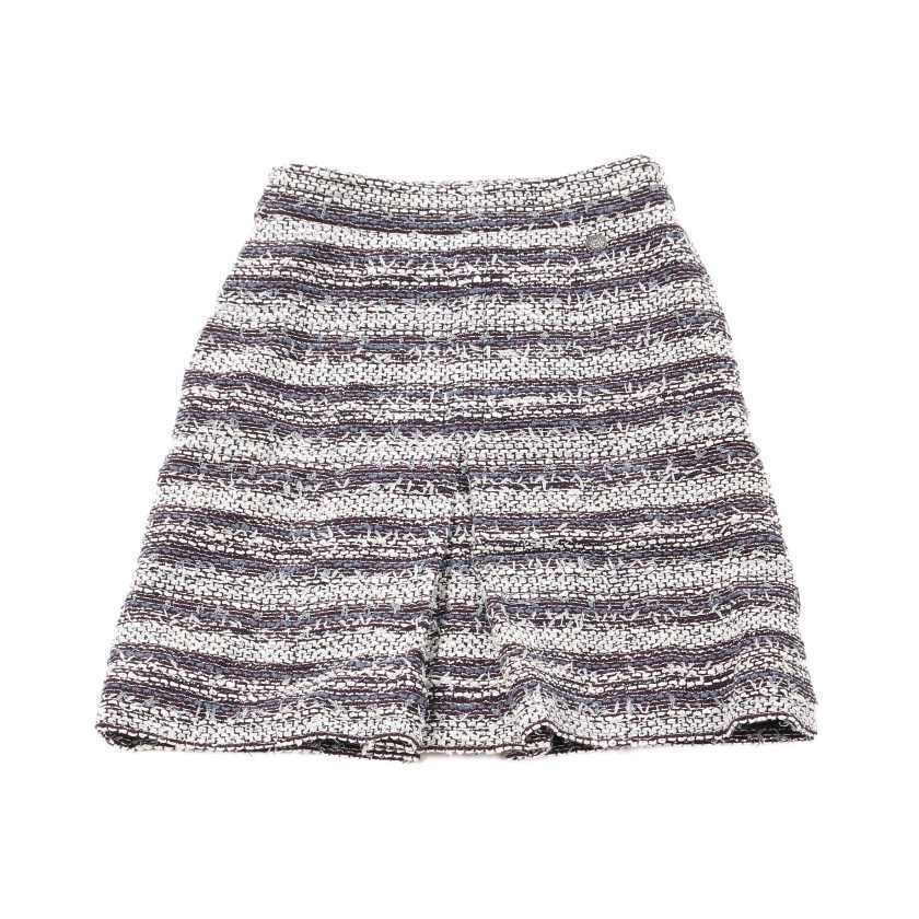 Chanel Tweed Box Pleat Skirt.jpg