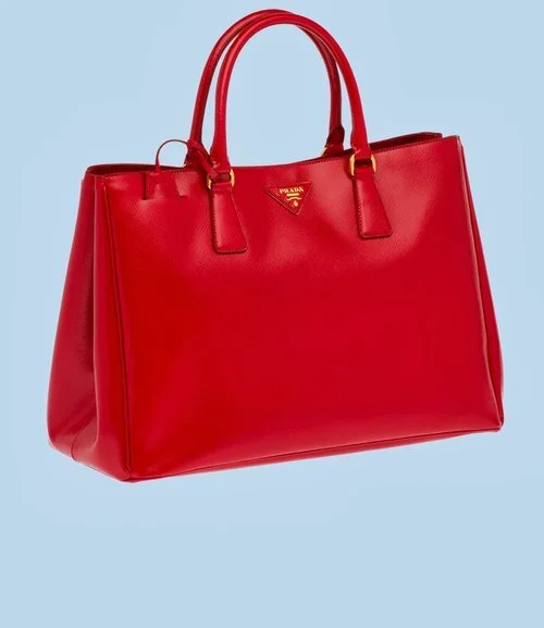 Prada Saffiano Gardener's Tote Bag in Red