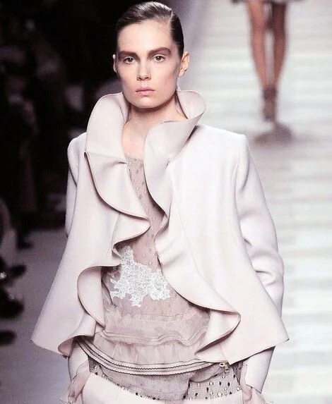 Valentino Ruffled Jacket in Pink
