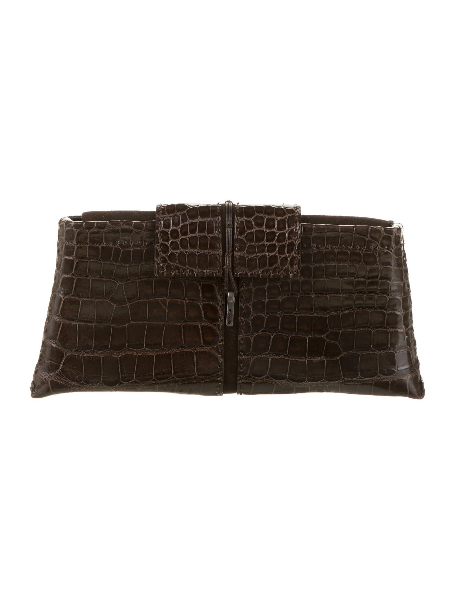 VBH Poche Clutch in Nude Snakeskin