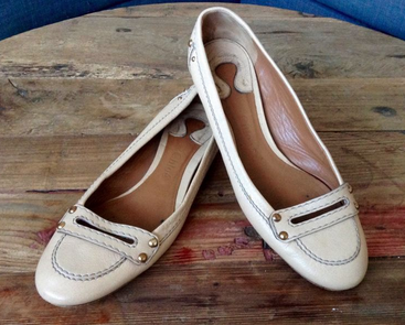 Chloé Stud Details Ballet Flats