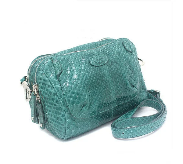 Tod's Python Crossbody Small Bag in Green