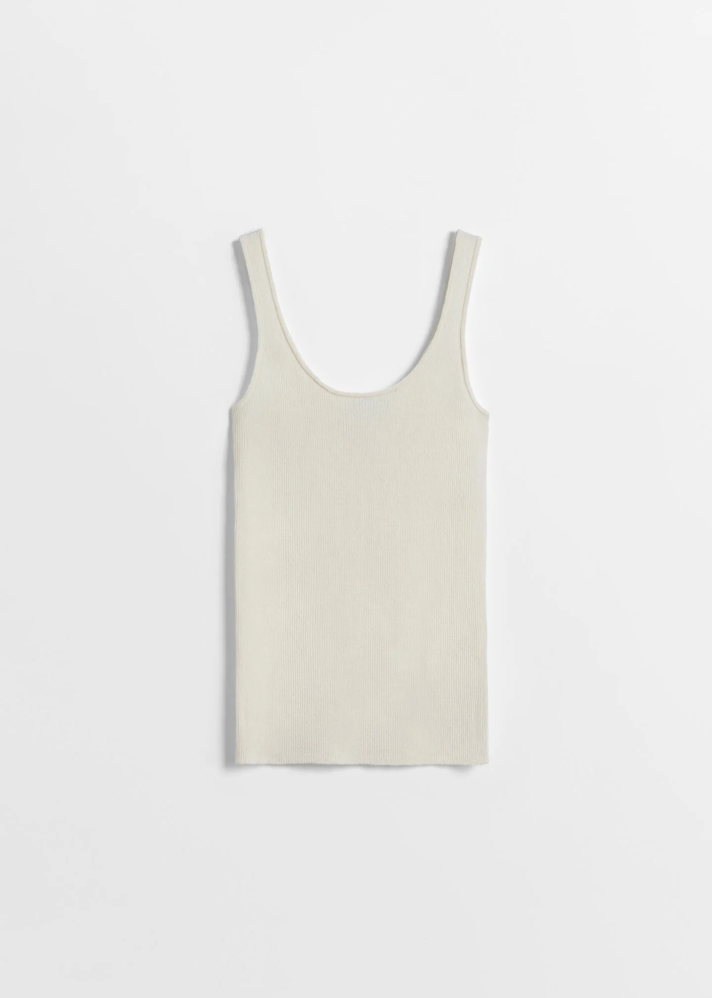 CO Fine Cashmere Sweater Tank in Ivory