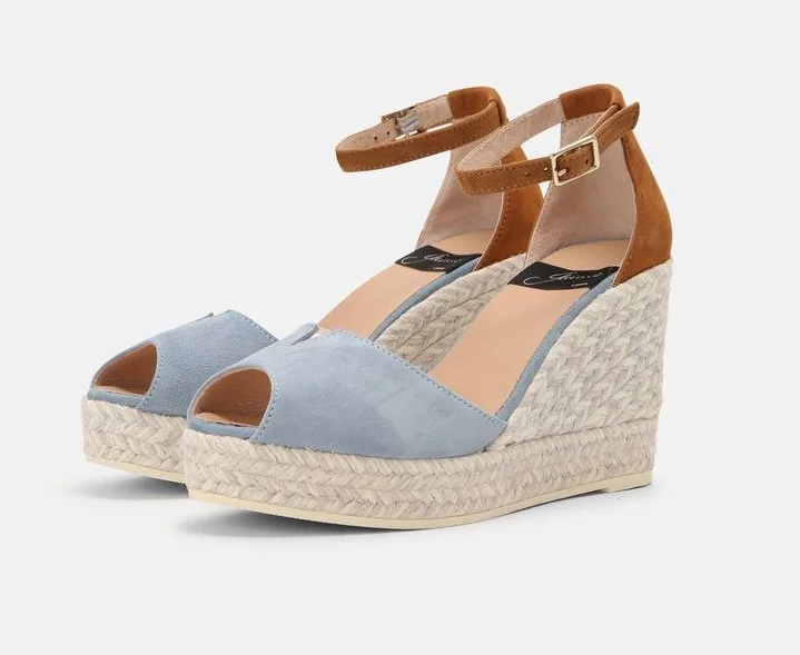 Gaimo Sira Wedge Sandals in Ante Tormenta/Whisky