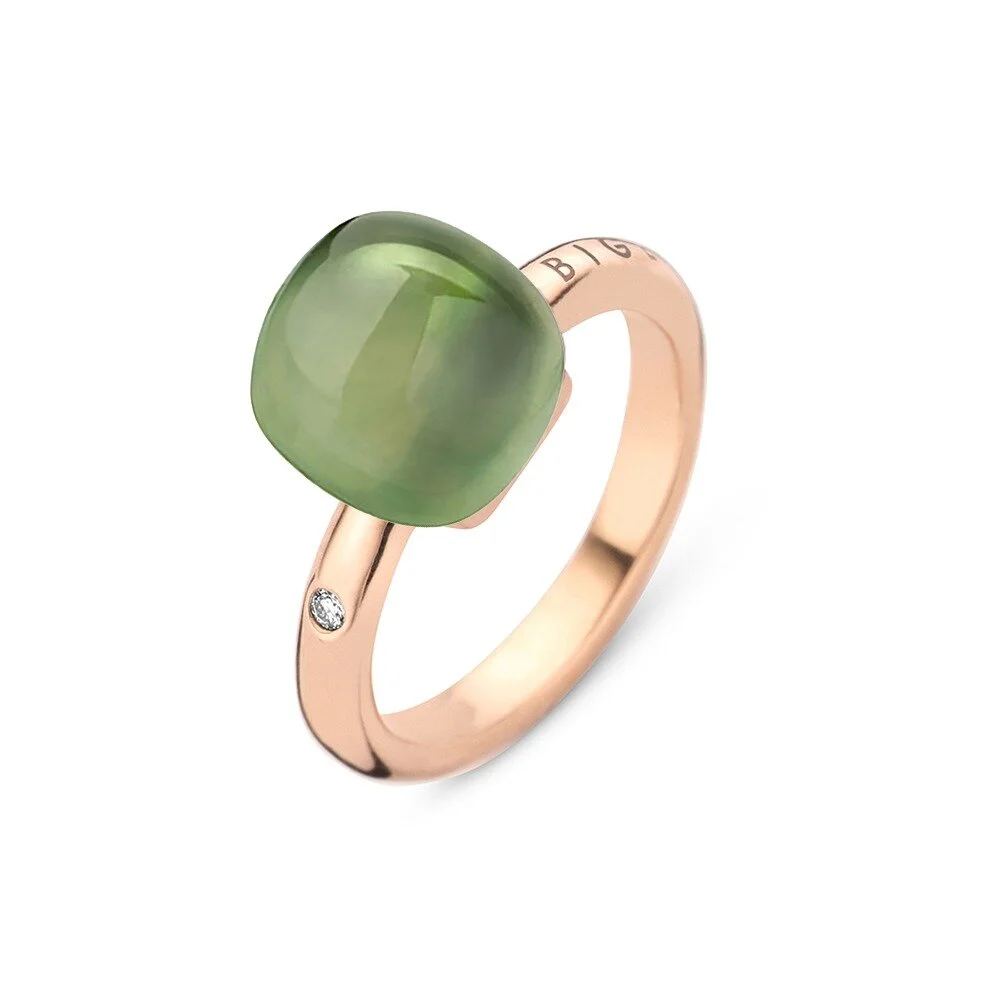 Bigli Jewels Mini Sweety Ring in Green Aventurine For Ever