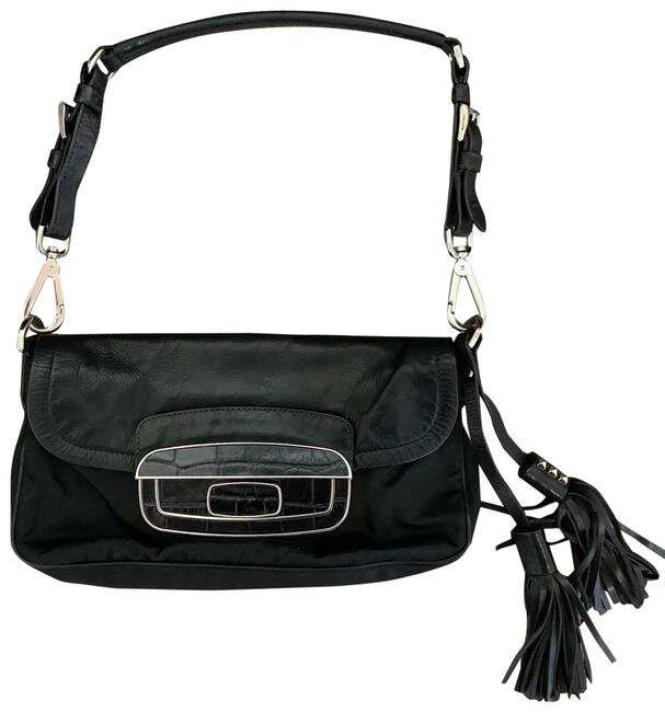 Prada PRADA Nylon Leather 2WAY Handbag Black P14144 – NUIR VINTAGE