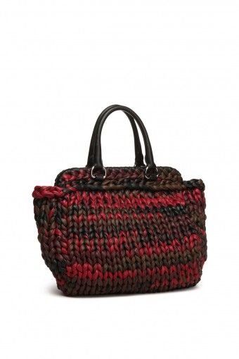 Vintage Prada Multicolor Knit Shoulder Bag – Treasures of NYC