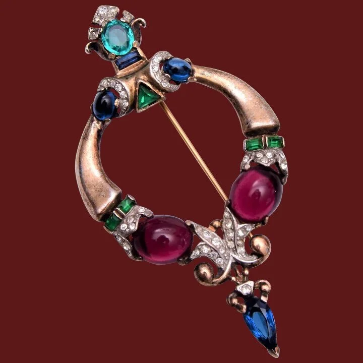 Trifari Tanjore Brooch