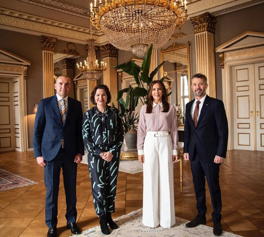 Crown Prince Frederik and Crown Princess Mary meet Iceland's Presidential Couple