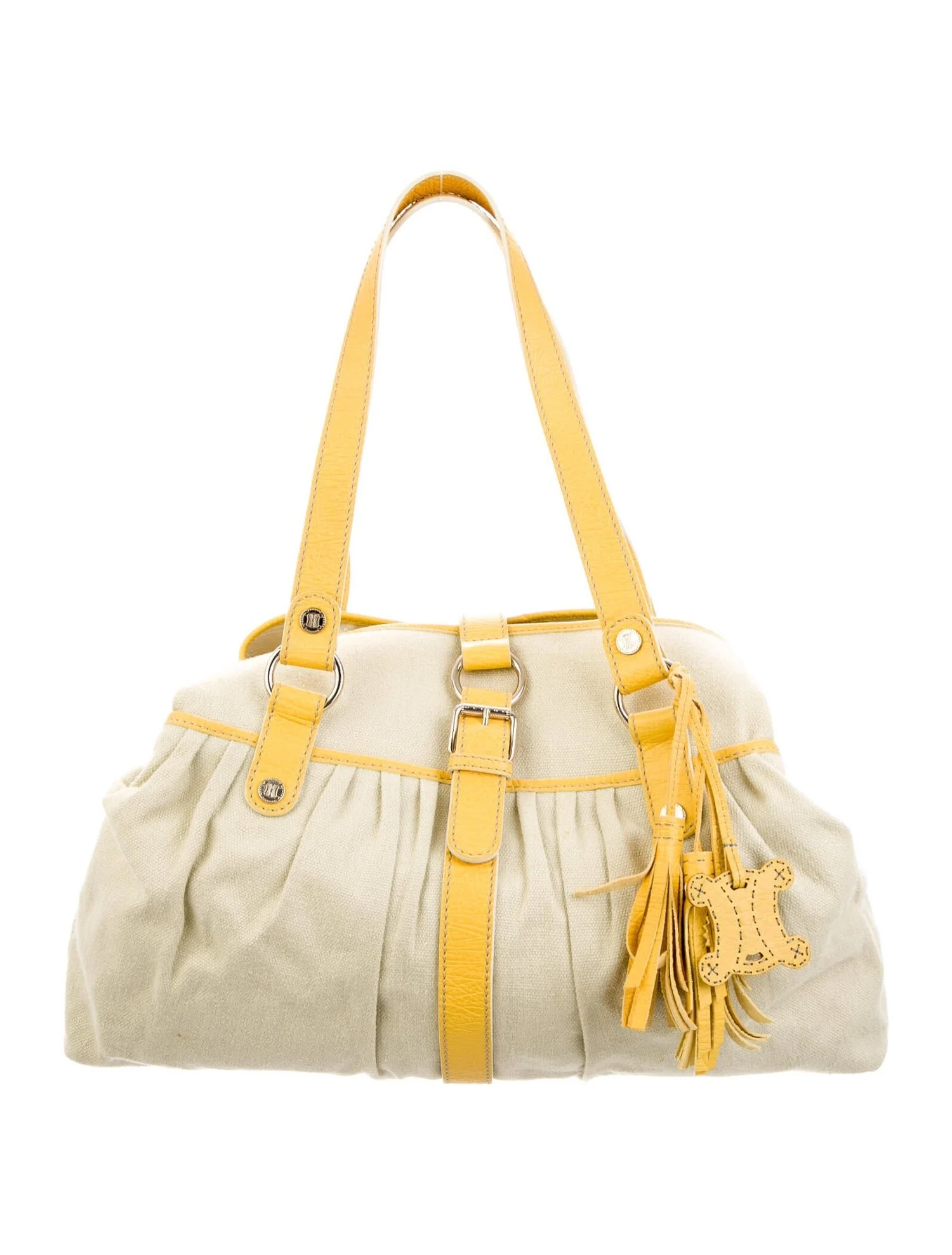 Céline Tassel-Accented Handle Bag