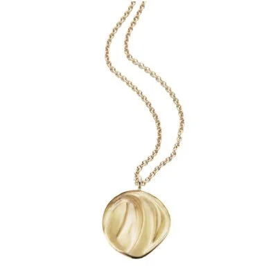 Rebekka Notkin Carved Necklace in Gold