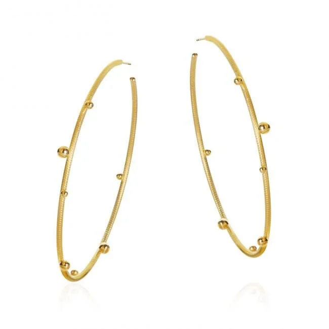 Dulong Fine Jewelry Delphis Mega Earrings in Gold