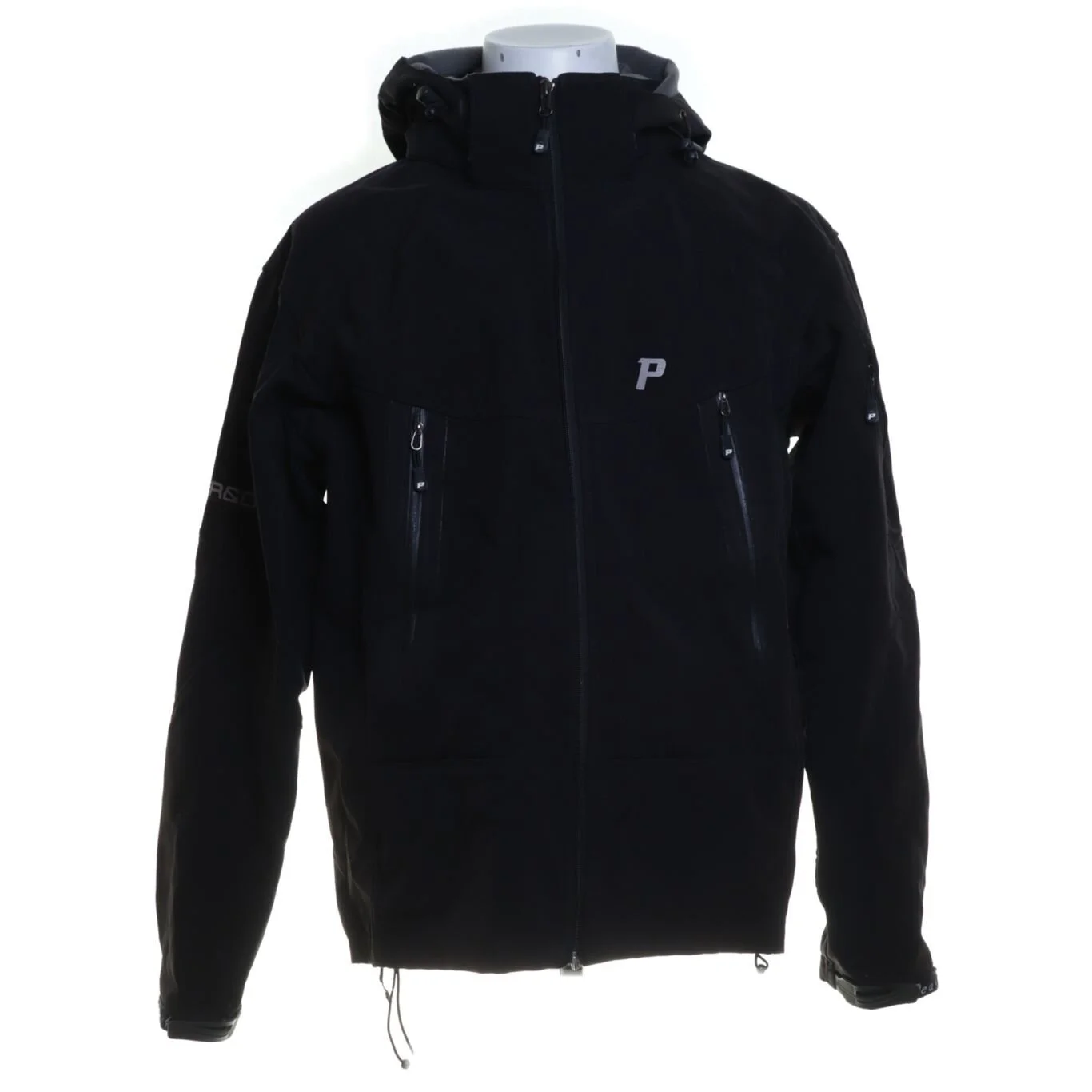 Peak Performance Zip Wind Jacket in Black
