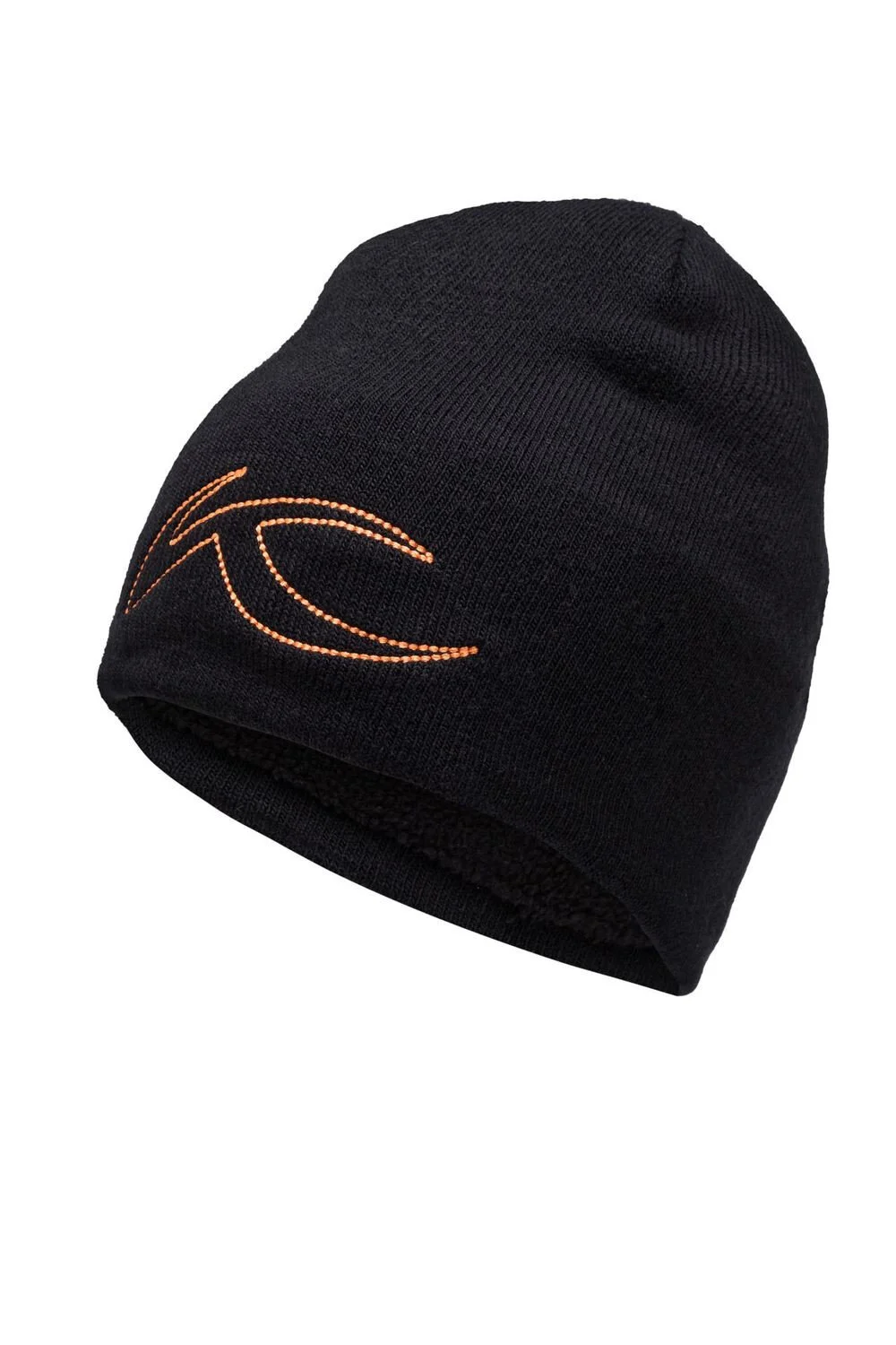 Kjus Side Logo Beanie in Black/Teal