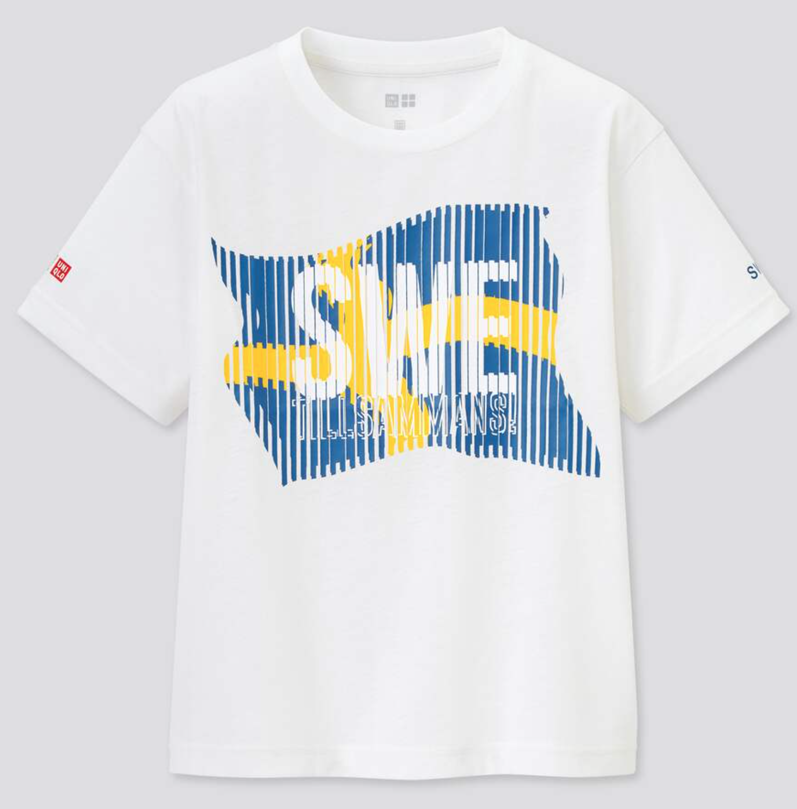 Uniqlo Kids Sweden Short Sleeves T-Shirt in White
