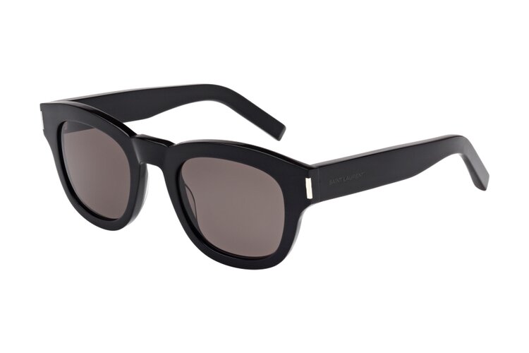 Saint Laurent LouLou Heart Shaped Sunglasses in White — UFO No More