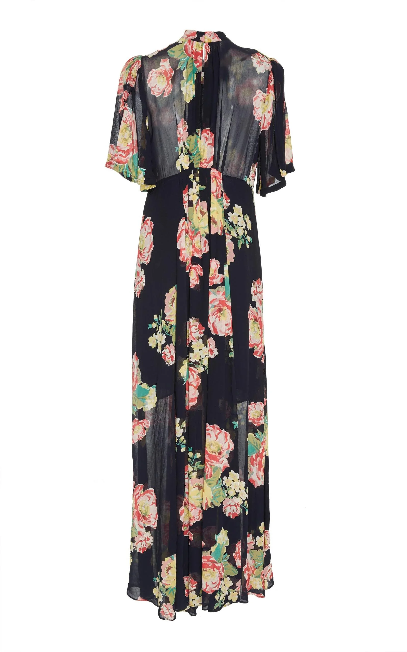 ByTiMo Floral Maxi Dress in Black