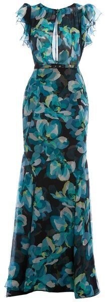 Gucci Floral Sheer Gown