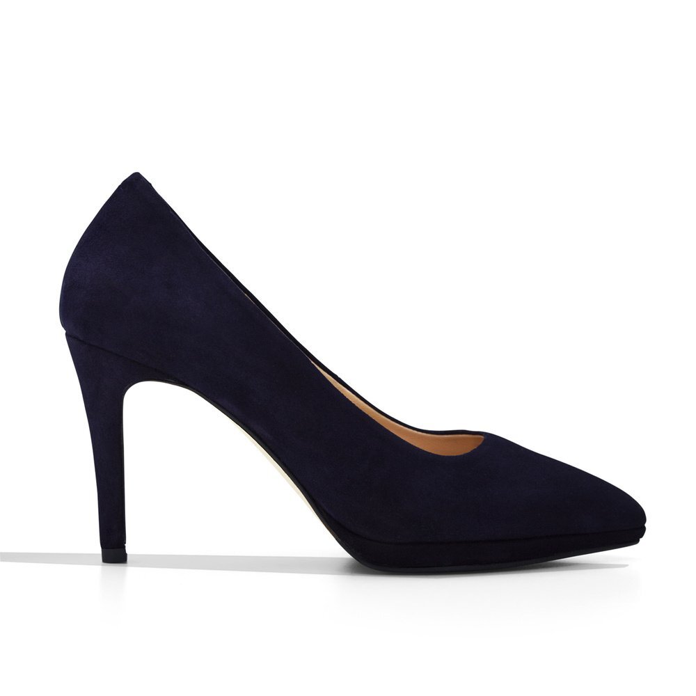 Stinaa.J Denise Pumps in Navy Suede