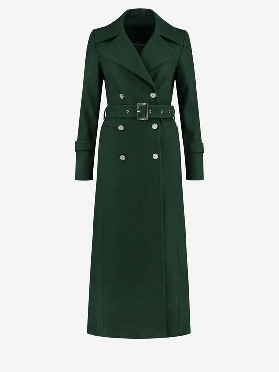 Nikkie Alaska Trenchcoat in Green
