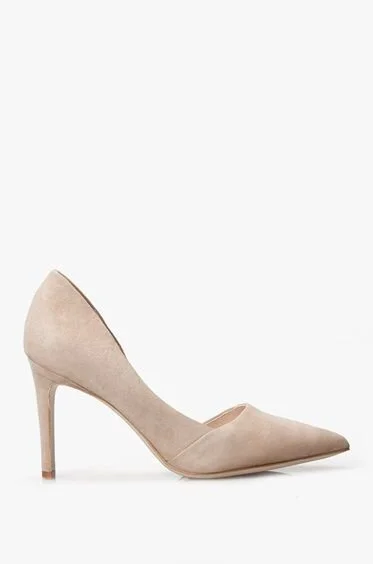 By Malene Birger Pax Pumps in Soft Latte Suede