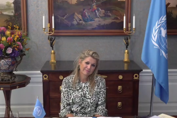 Queen Maxima attends digital meeting with BCEAO Governor