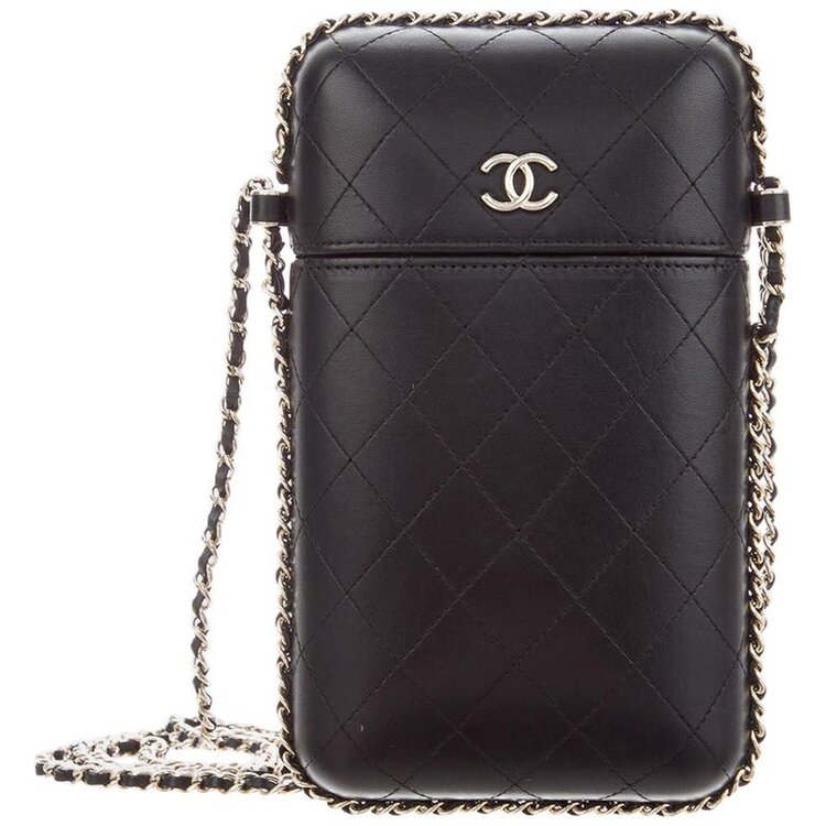 Chanel 2.55 Reissue Phone Case in Quilted Silver Aged Calfskin Leather —  UFO No More