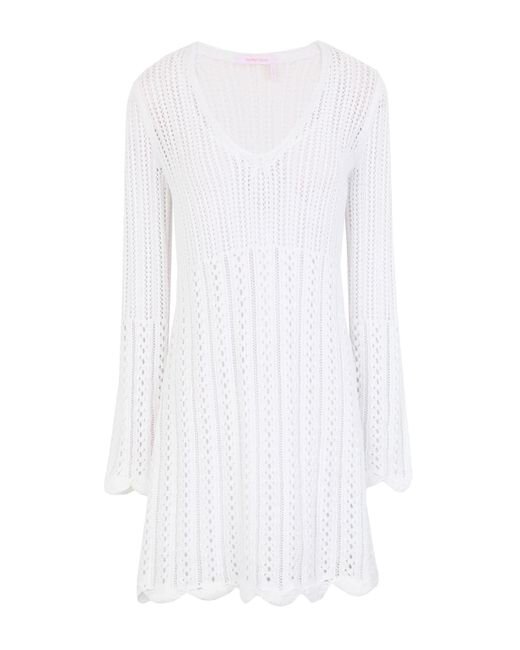 See by Chloé Mesh Knit Dress in White.jpg