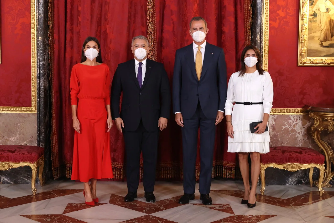 King Felipe and Queen Letizia host lunch for the President of the Republic of Colombia