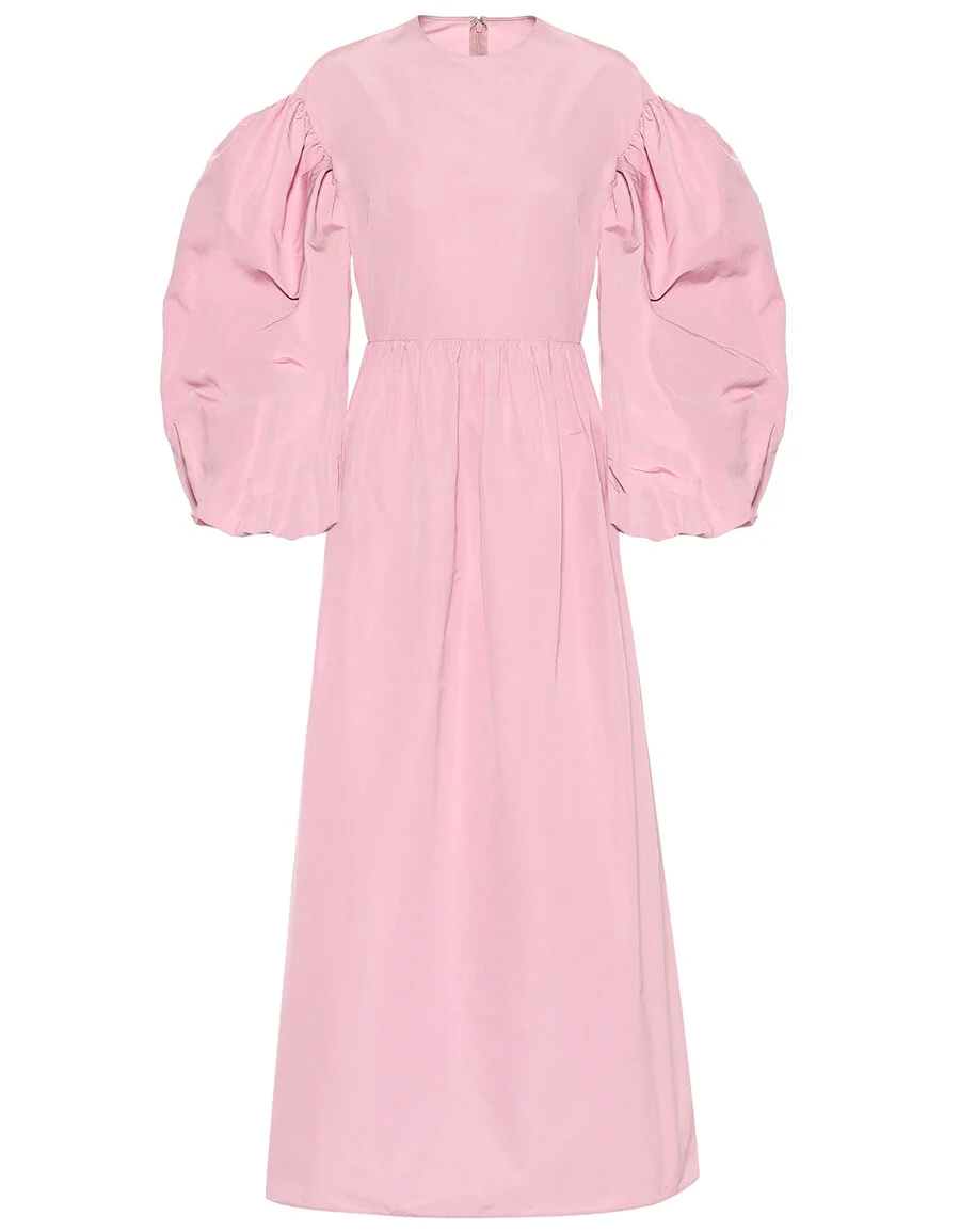 Valentino Cotton-blend Faille Dress