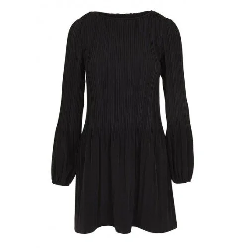open lace back dress Balenciaga // 2019 Black & Multicolour Printed Asymmetric Pleated Dress –  VSP Consignment main image 1