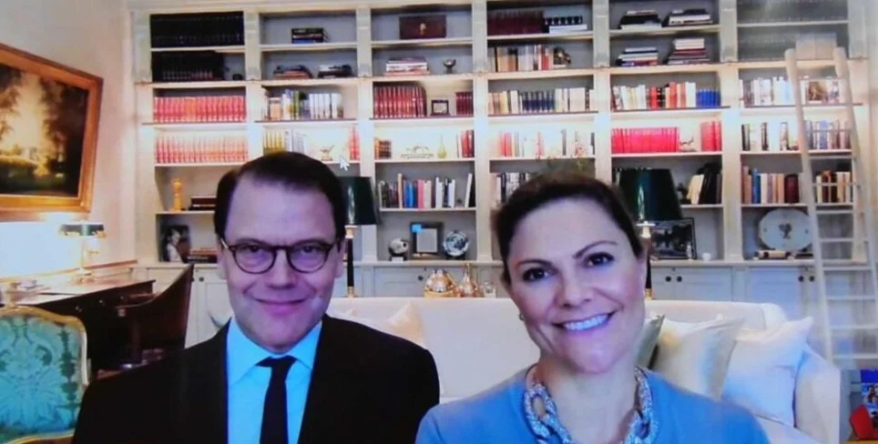 Crown Princess Victoria and Prince Daniel attend digital meetings with Swedish municipalities