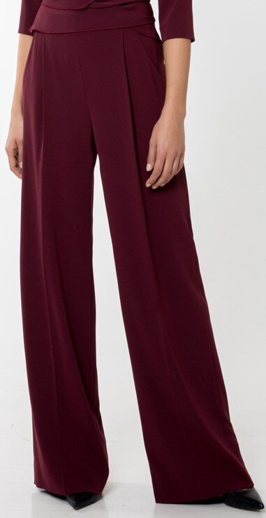 Andiata Kamille 3 Trousers in Wine Red — UFO No More