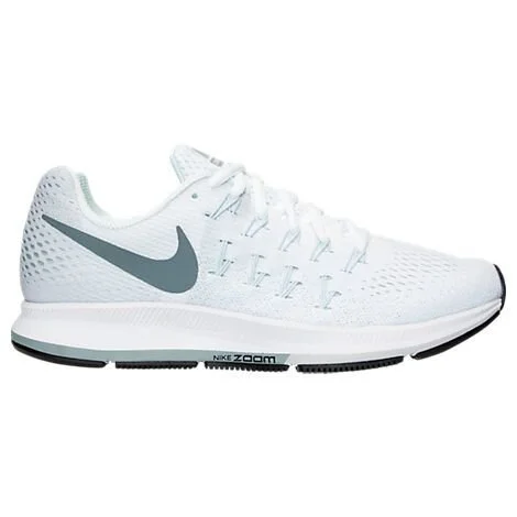 Juramento Poner a prueba o probar plataforma Nike Air Zoom Pegasus 33 Running Shoes in White — UFO No More