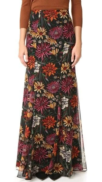Cinq a Sept Wildflower Poseidon Skirt