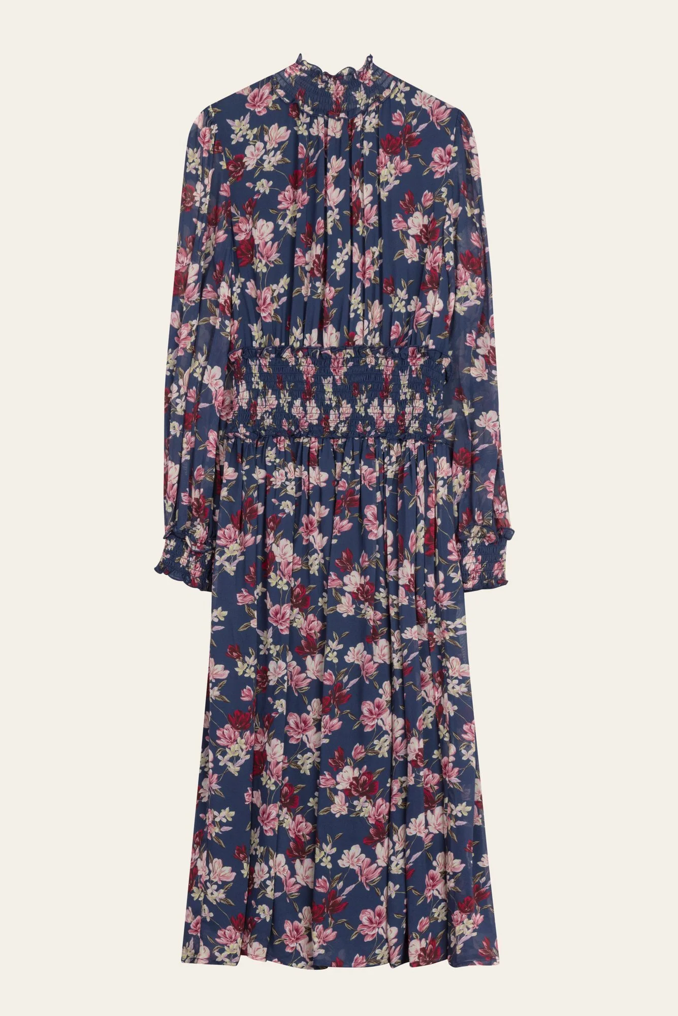 By Malina Sadie Dress in Magnolia Indigo Blue