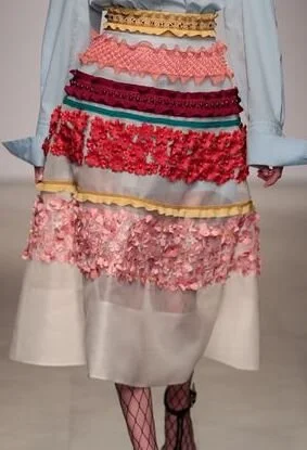 Claes Iversen Organza Embroidered Skirt 