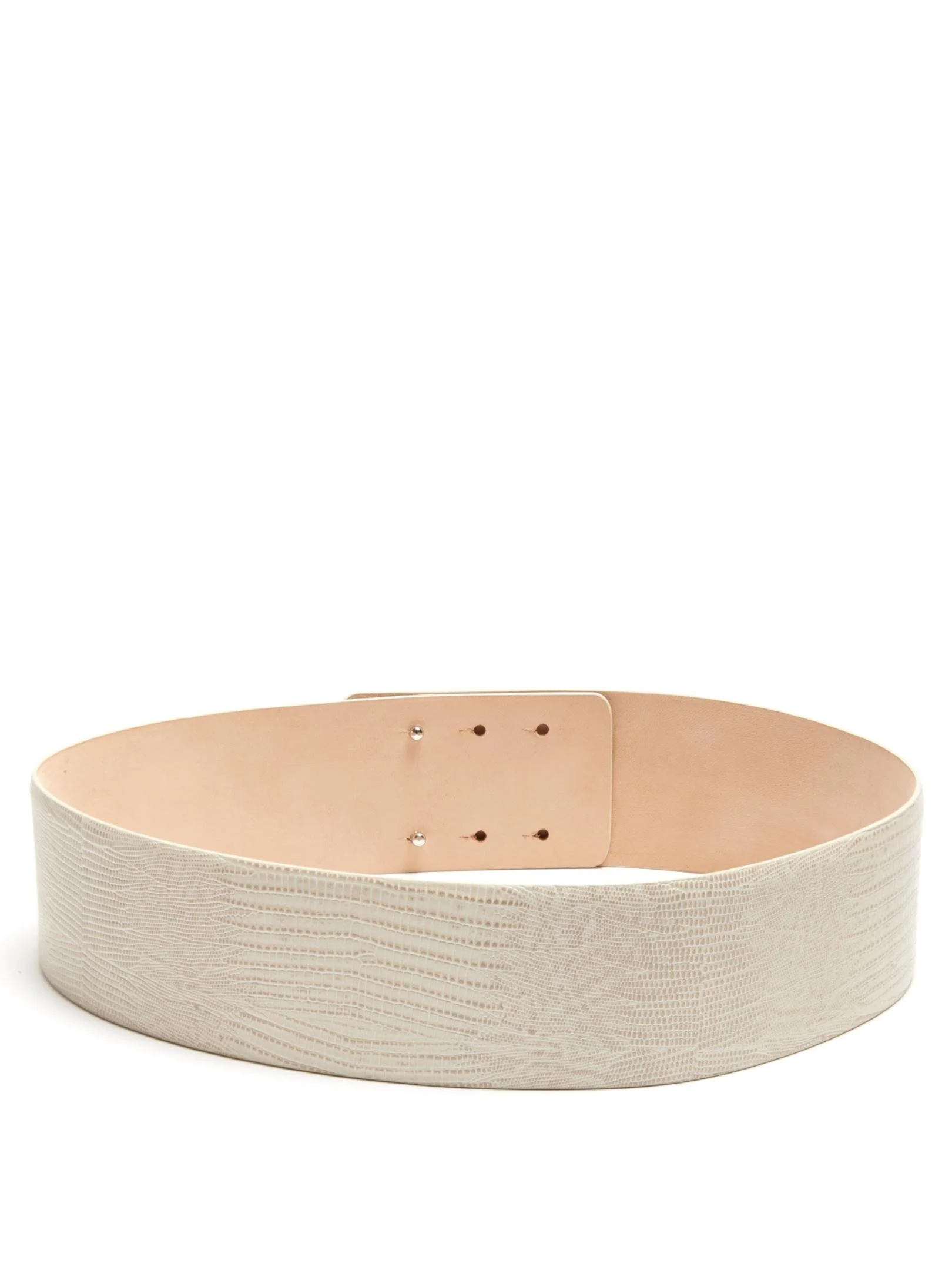 Max Mara Mino Belt in White