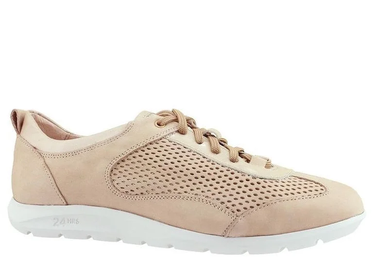 24HRS Perforated Sneakers in Beige