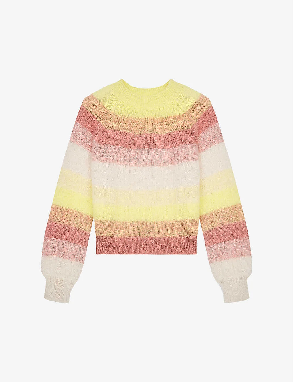 Maje Millao Striped Knitted Jumper