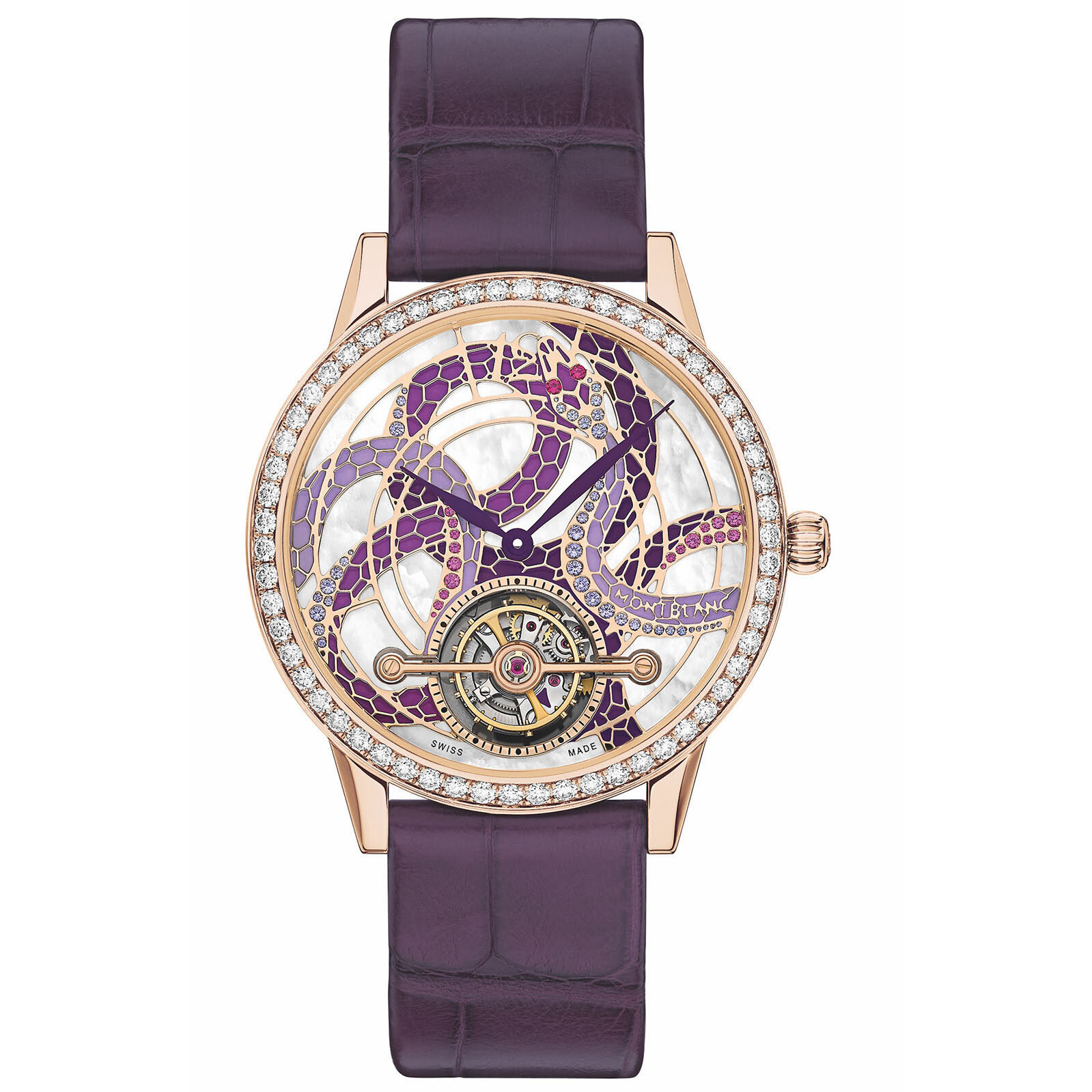 Montblanc Bohème ExoTourbillon Jewellery Motif Serpent Limited Edition Watch in Purple.jpg