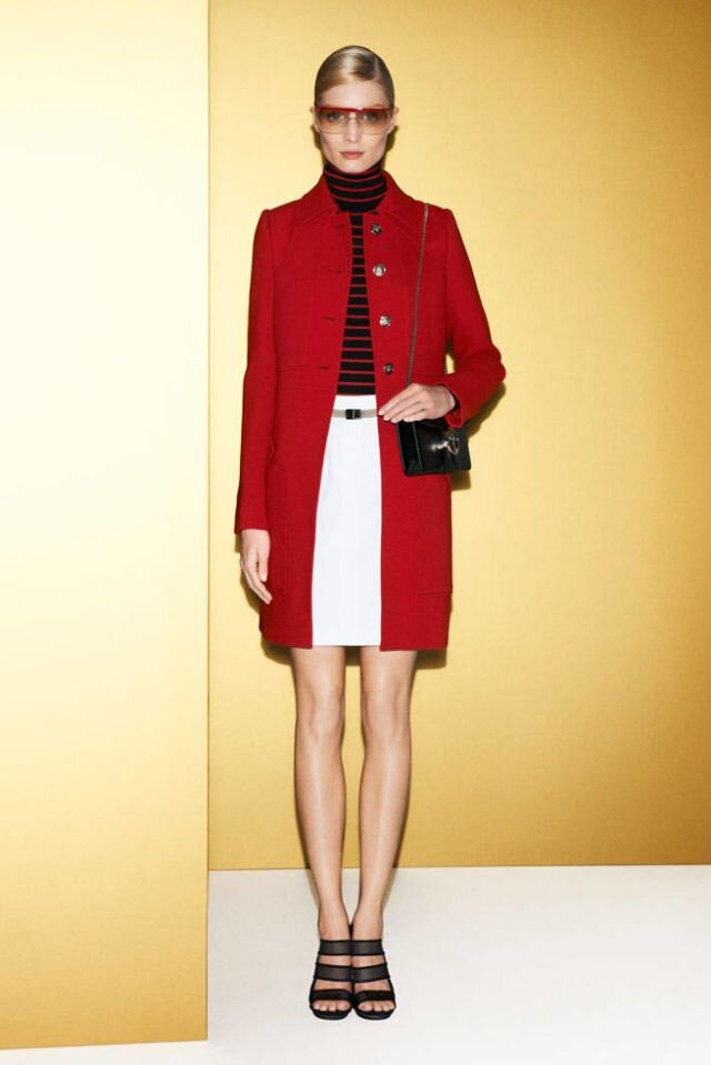 Gucci Striped Turtleneck Jumper in Black:Red.jpg
