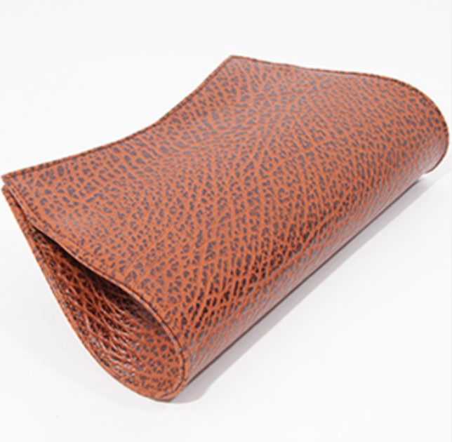 Fabienne Delvigne Virginia Clutch in Brown Leather