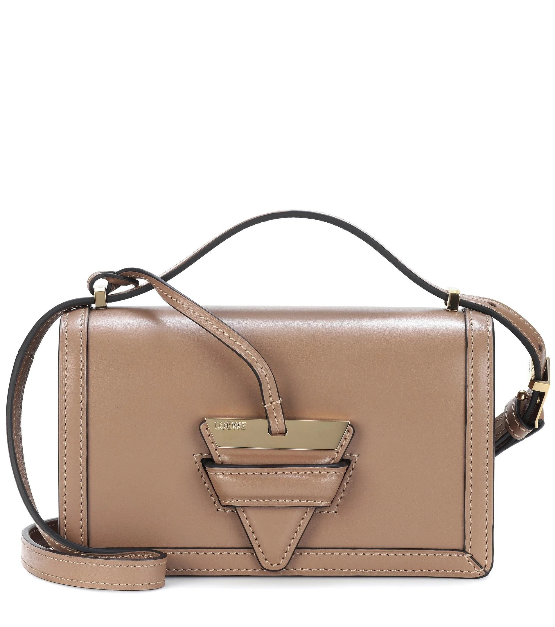 Loewe Barcelona Small Bag in Light Brown Leather