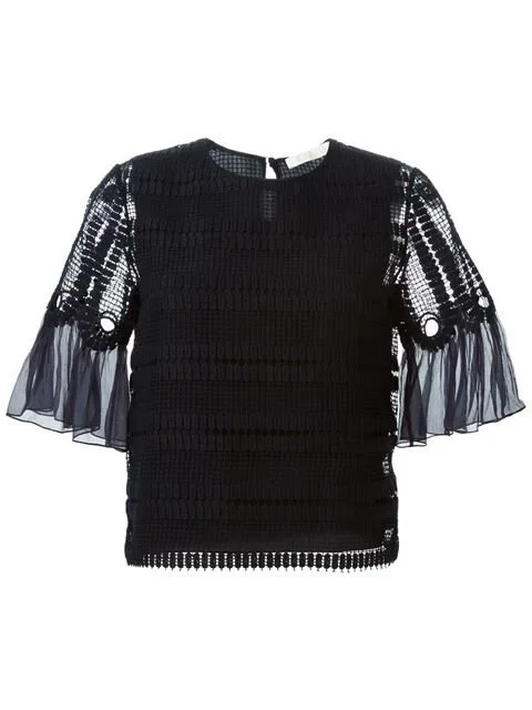 Chloé Bobbin Lace Top