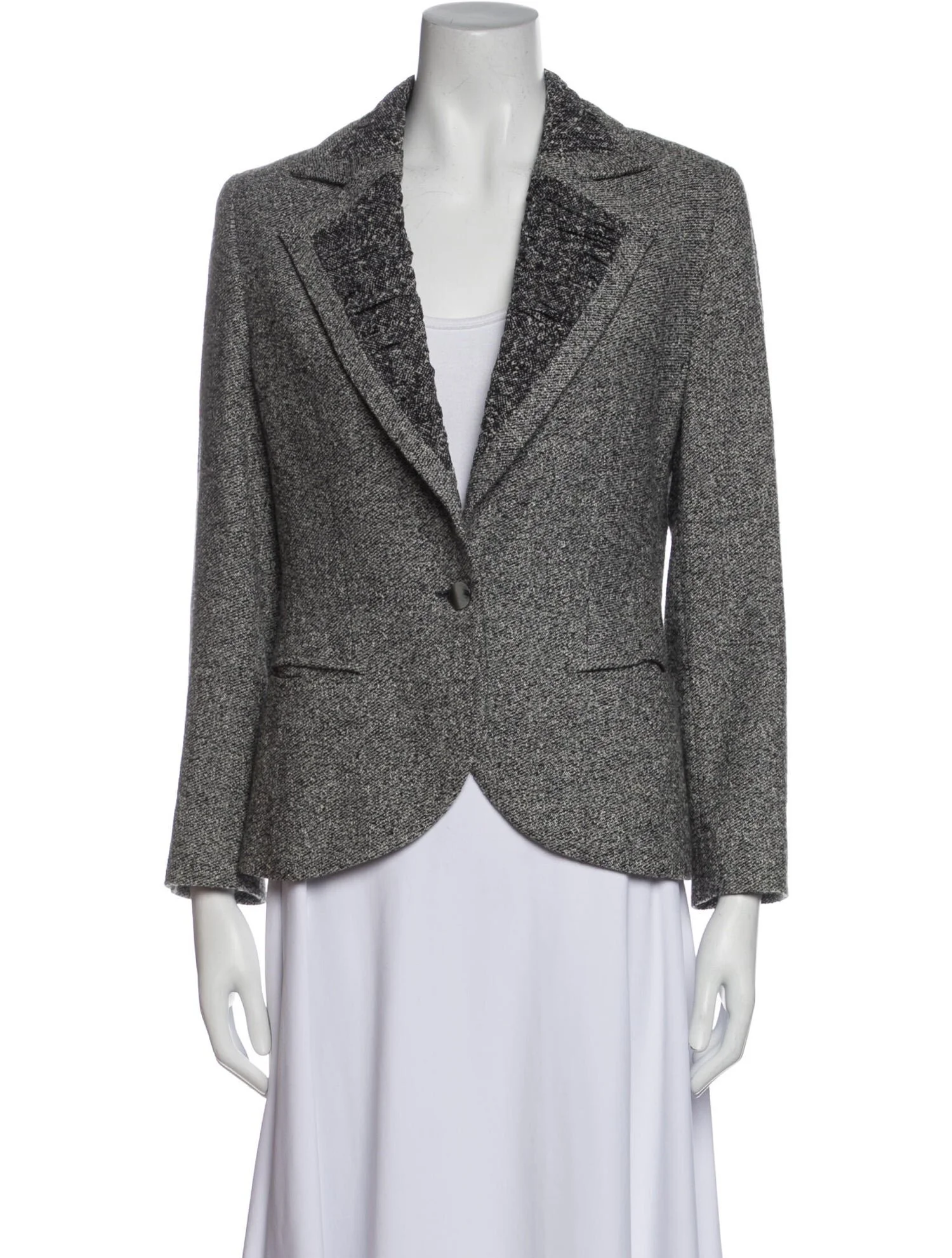Escada Two-Tone Grey Blazer