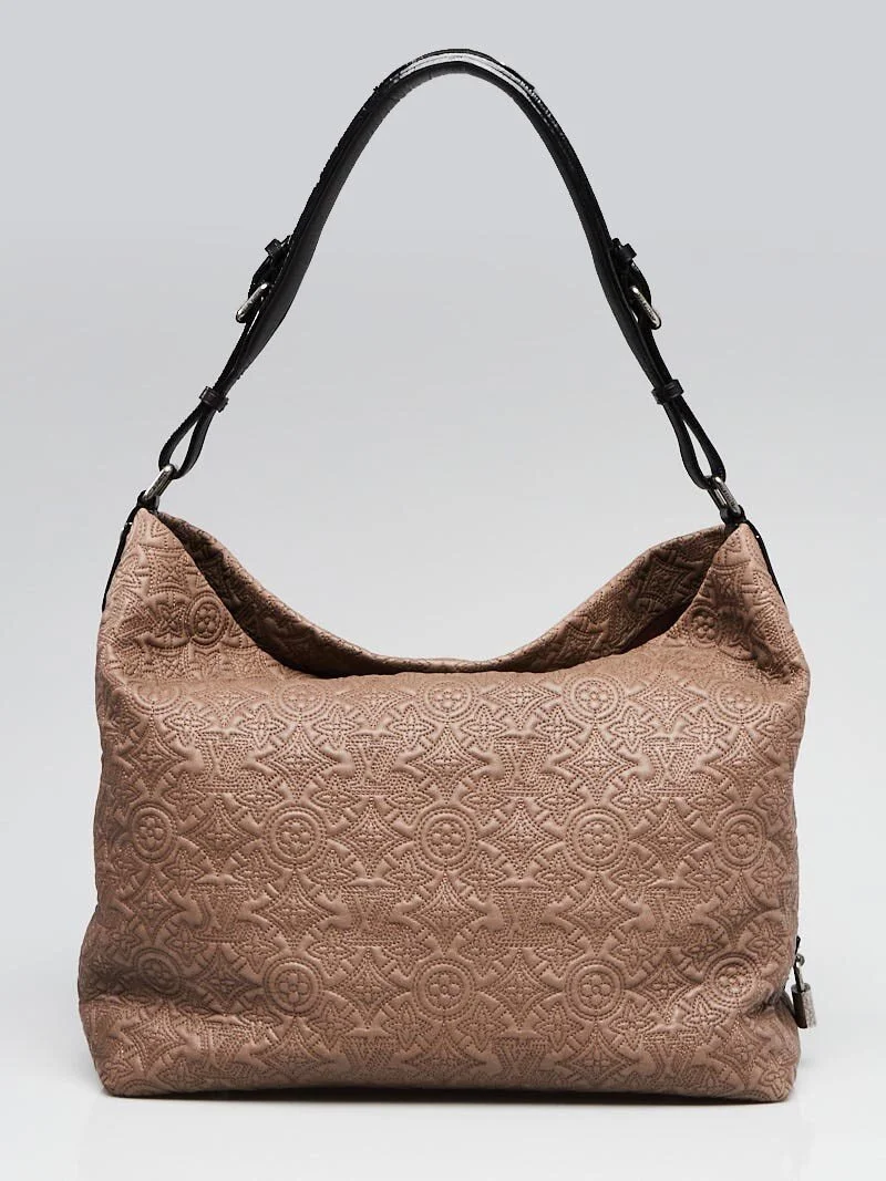 Louis Vuitton Antheia Hobo PM Bag in Fumee Leather
