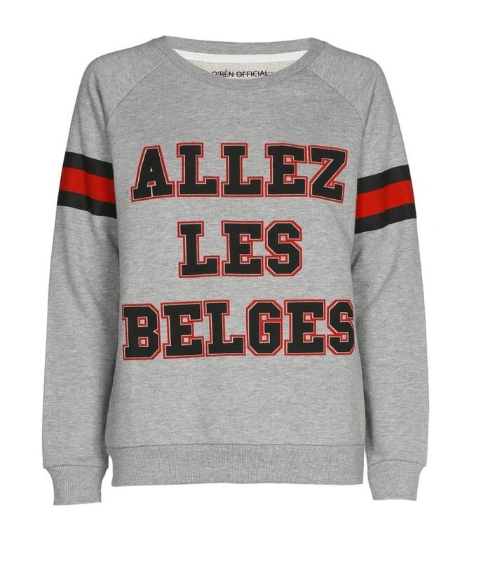 O'Rèn 'Allez les Belges' Sweatshirt in Grey.jpg